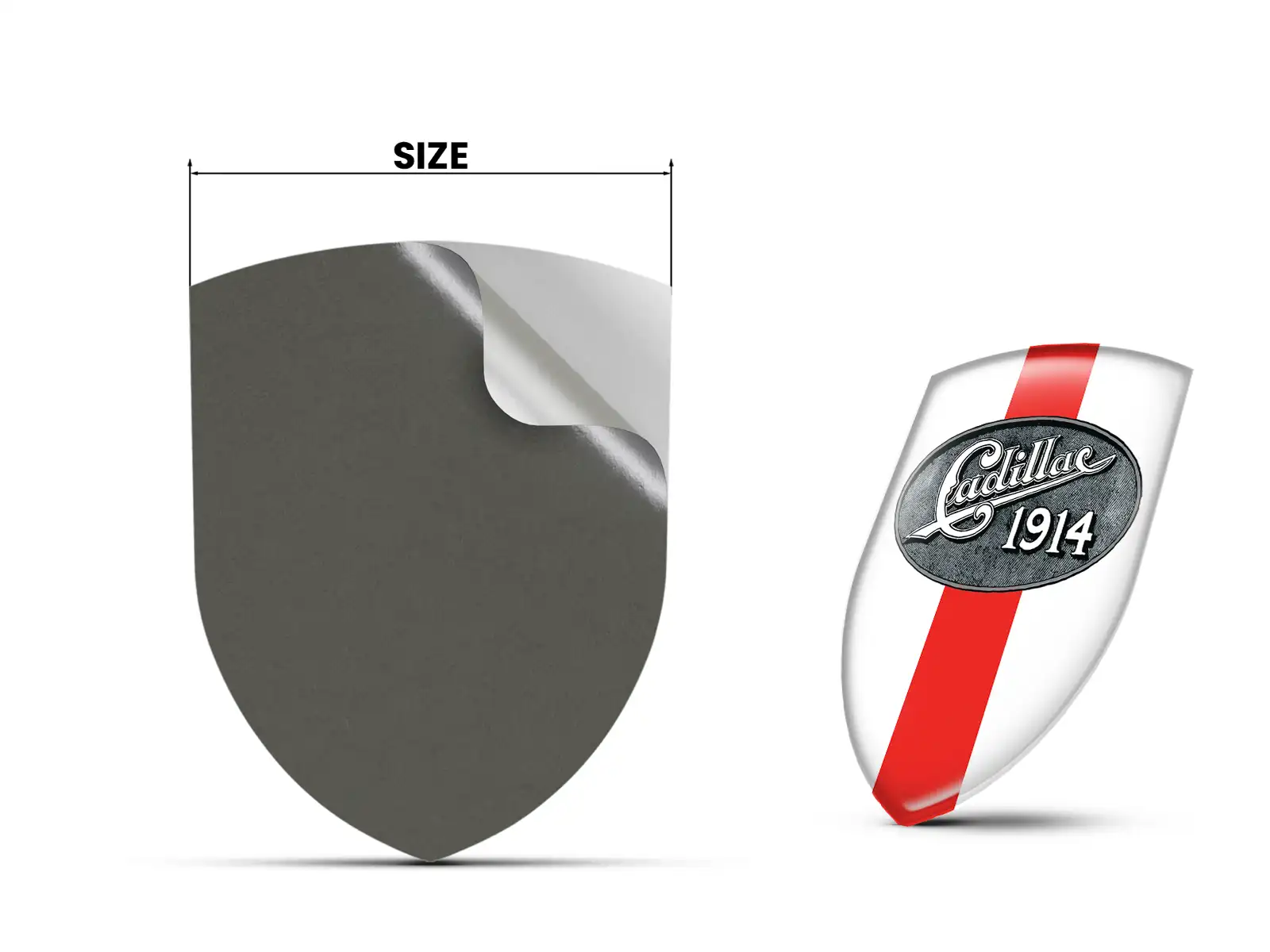 Cadillac Stickers Silicone Auto Pro Max Durable Design Stylé ST